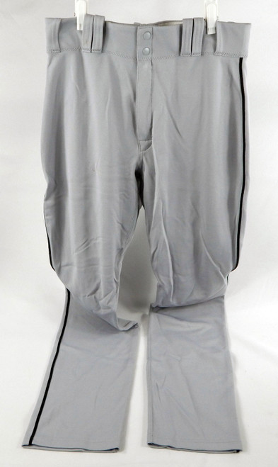 2017 Miami Marlins Dan Straily #58 Game Used Grey Baseball Pants 35 113
