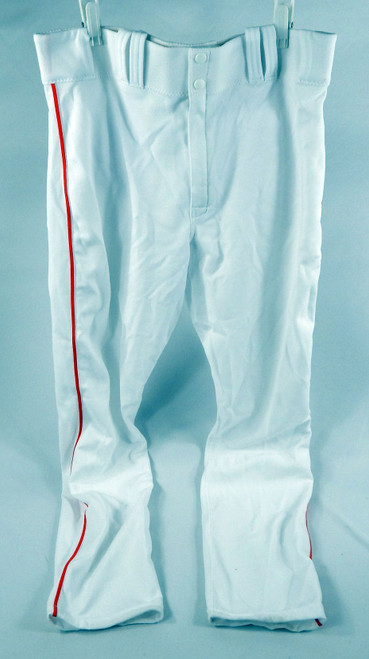 2014 Miami Marlins Gudner Game Used White Baseball Pants Size 35 117