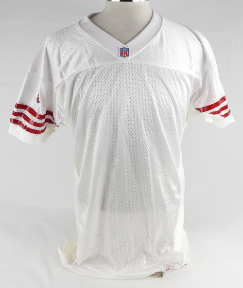 1995 San Francisco 49ers Blank Game Issued White Jersey 48 384