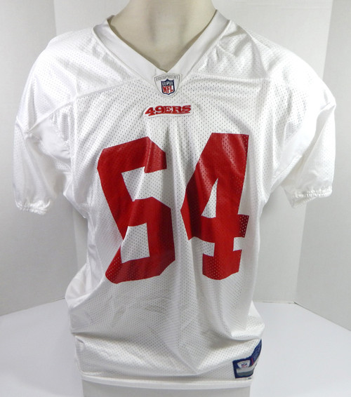 2009 San Francisco 49ers #64 Game Issued White Practice Jersey XL DP32795