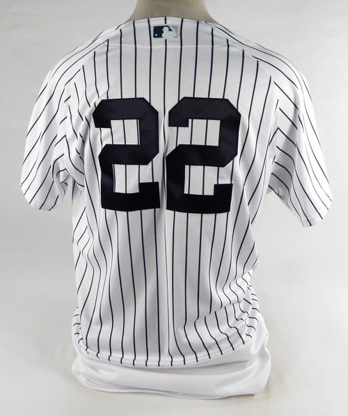 2023 New York Yankees Harrison Bader #22 Game Issued White Jersey 46 DP73922