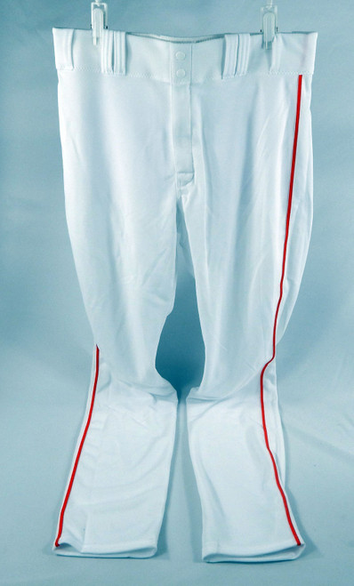 2015 Miami Marlins Chris Reed #35 Game Used White Baseball Pants 35 123