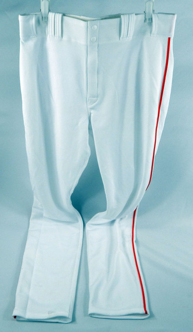 2014 Miami Marlins Christian Yelich #21 Game Used White Baseball Pants 36