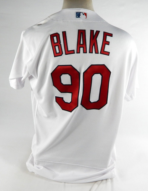 2022 St. Louis Cardinals Dusty Blake #90 Game Used White Jersey 48 DP72923