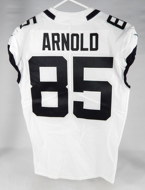2022 Jacksonville Jaguars Dan Arnold #85 Game Issued White Jersey 44 DP74904