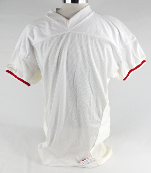 1990s San Francisco 49ers Blank Game Issued White Jersey 52 393