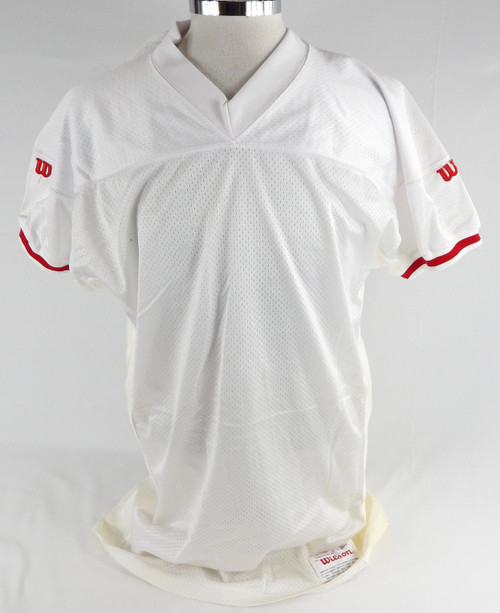 1990s San Francisco 49ers Blank Game Issued White Jersey 52 387