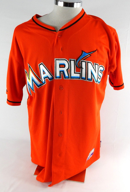 2013 Miami Marlins Derek Dietrich #51 Game Used Orange Jersey 46 522