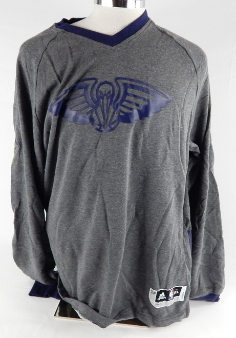 2015-16 New Orleans Pelicans #20 Game Issued Pos Used Grey Shooting Shirt 2XL 3