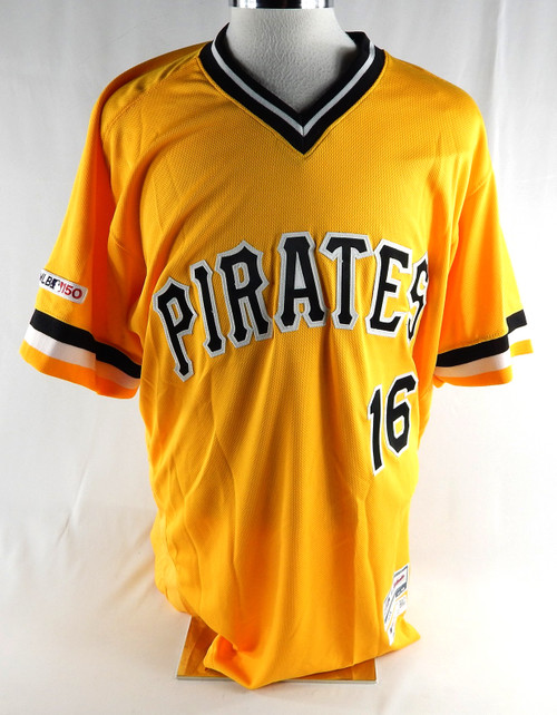 2019 Pittsburgh Pirates Jung Ho Kang #16 Game Used Yellow Jersey TBTC 150 P 1 W