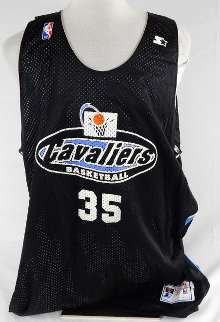 1997-99 Cleveland Cavaliers #35 Game Issued Black Practice Jersey 808