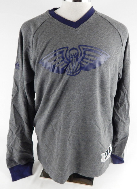2015-16 New Orleans Pelicans Eric Gordon #10 Game Issued P Used Grey Shirt L 781