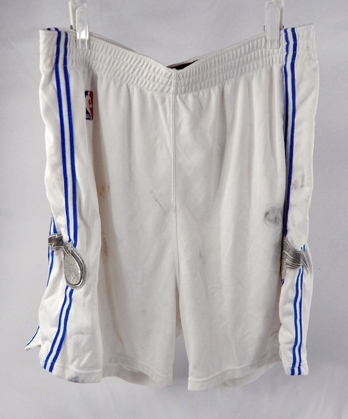 2002-06 Orlando Magic #3 Game Used White Basketball Shorts Size 42 787