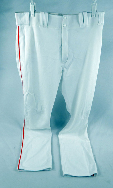 2013 Miami Marlins Jeff Conine #19 Game Used White Baseball Pants 37 791