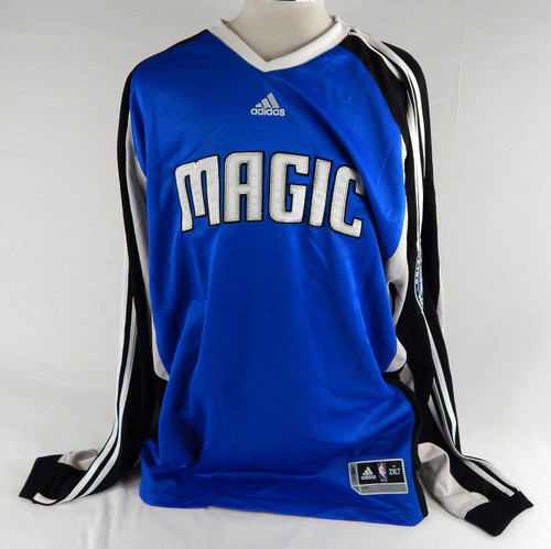 2008-09 Orlando Magic Game Issued Blue Shooting Shirt 20 Seasons Patch 2XL 167