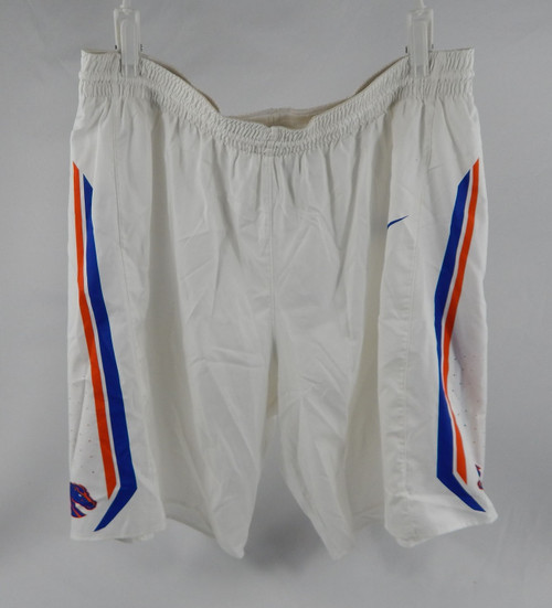 2015-16 Boise State Broncos #43 Game Used White Shorts Basketball XL 439