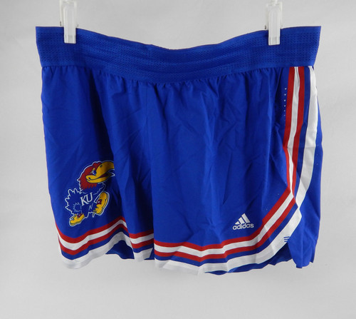 2021-22 Kansas Jayhawks Game Issued Blue Shorts Basketball 2XLN2 574
