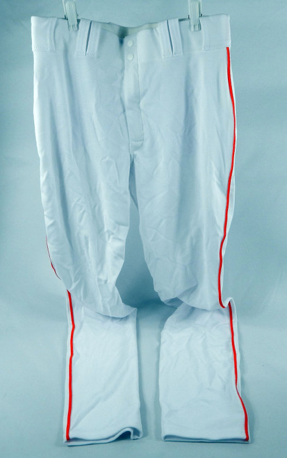 2014 Miami Marlins Game Issued White Pants 39-42-33 357