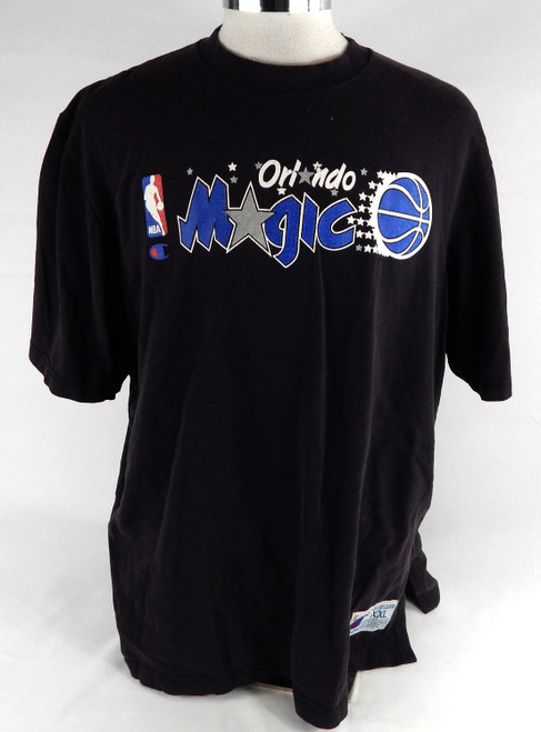 1990-94 Orlando Magic #5 Game Used Black Training T-Shirt XXL 850