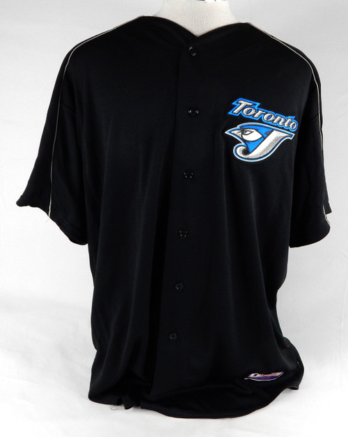 2004-06 Toronto Blue Jays Blank Game Issued Black Jersey ST BP 644