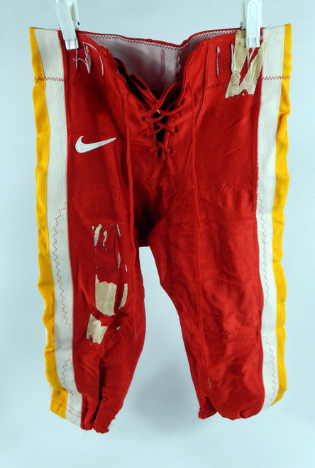 2000s Iowa State Cyclones Game Issued Red Football Pants Size M DP100886