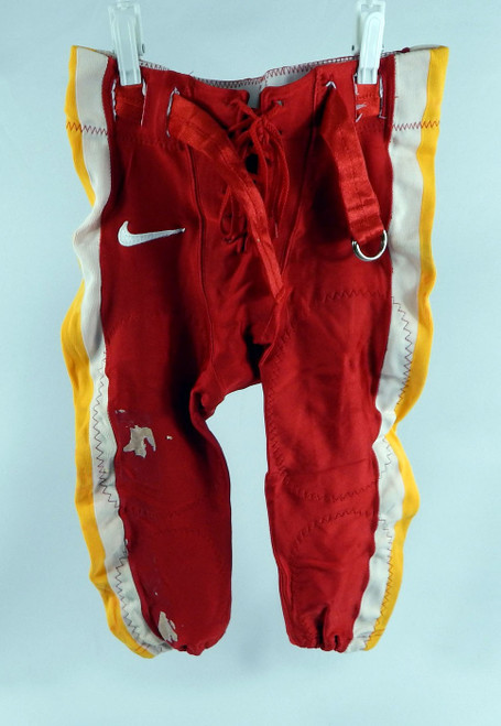 2000s Iowa State Cyclones Game Issued Red Football Pants Size M DP100887