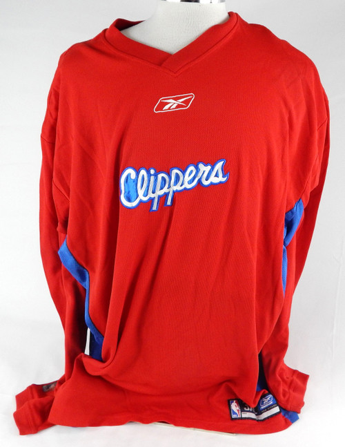 2002-03 Los Angeles Clippers Cherokee Parks #44 Game Used Red Shooting Shirt 2