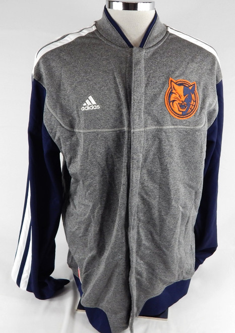 2012-13 Charlotte Bobcats Ben Gordon #8 Game Used Grey Warm Up Jacket XL 036