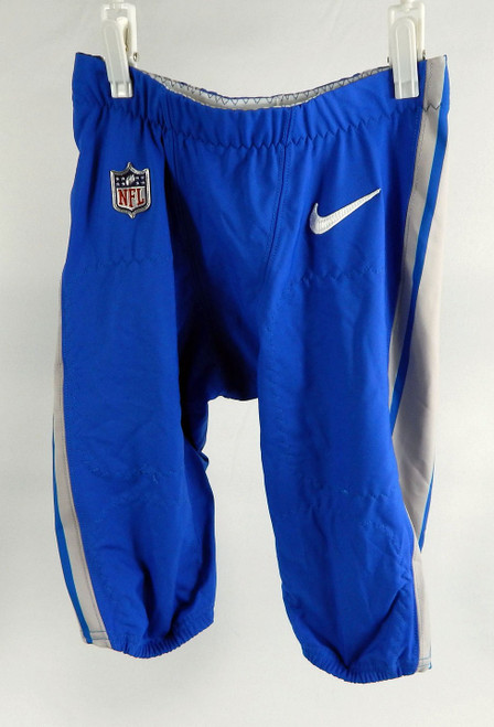 2023 Detroit Lions Game Issued Blue Football Pants Size 28 DP101125