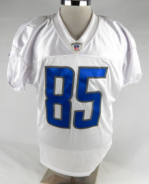 2019 Detroit Lions Tom Kennedy #85 Game Issued White Practice Jersey 46 312