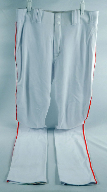 2017 Miami Marlins Christian Yelich #21 Game Used White Baseball Pants 36 101210