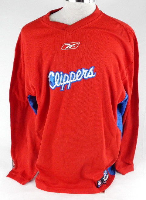 2002-03 Los Angeles Clippers Eric Piatkowski #52 Game Used Red Shooting Shirt 13