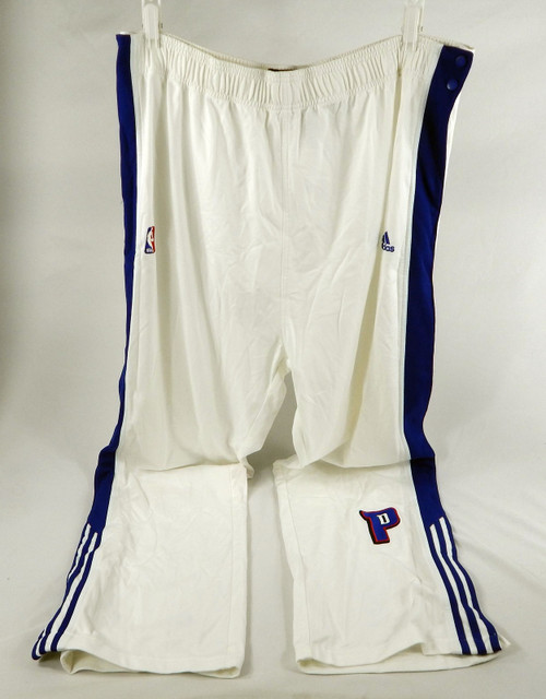 2006-07 Detroit Pistons Rasheed Wallace #36 Game Used White Warm Up Pants 3XLT2