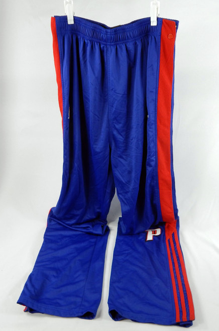 2006-07 Detroit Pistons #17 Game Used Blue Warm Up Pants 2XLT+4 664