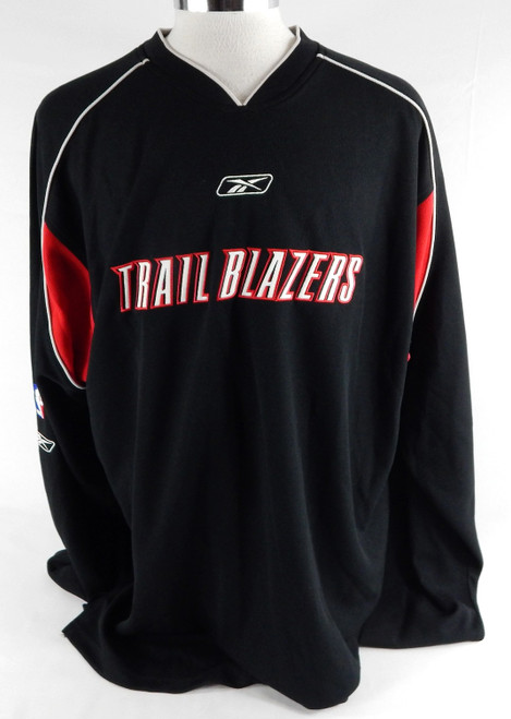 2004-05 Portland Trail Blazers Game Issued Black Shooting Shirt XL 487