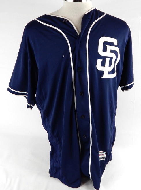 2012-19 San Diego Padres De Leon #38 Game Used Navy Jersey ST BP 48 583