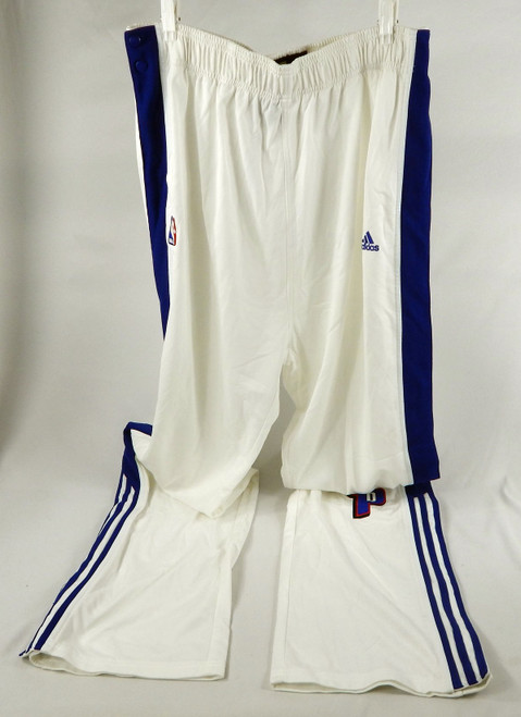 2006-07 Detroit Pistons Amir Johnson #25 Game Used White Warm Up Pants 2XLT+4 5