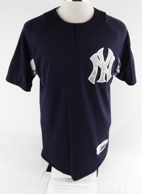 2018 New York Yankees Ronald Torreyes #74 Game Issued P Used Navy Jersey M 554