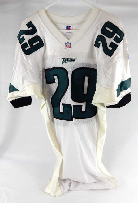 1990s Philadelphia Eagles #29 Game Issued White Jersey 44 217
