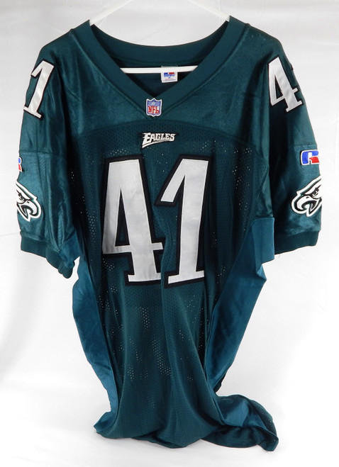 1990s Philadelphia Eagles #41 Game Issued Green Jersey 48 222