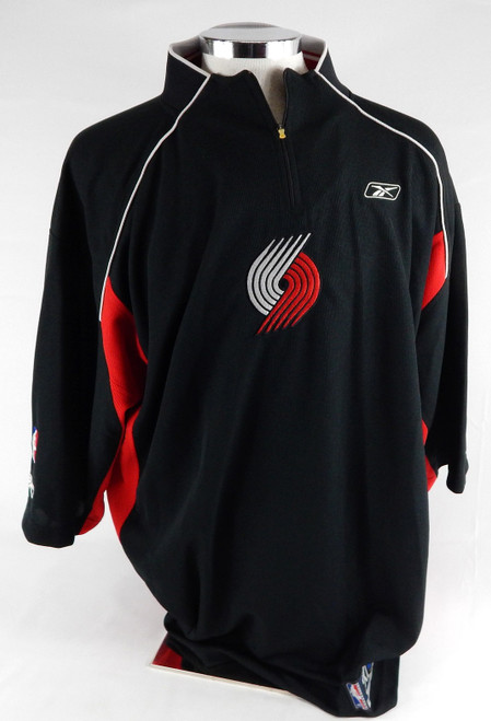 2000s Portland Trail Blazers Game Issued Black Shooting Shirt 2XL 508