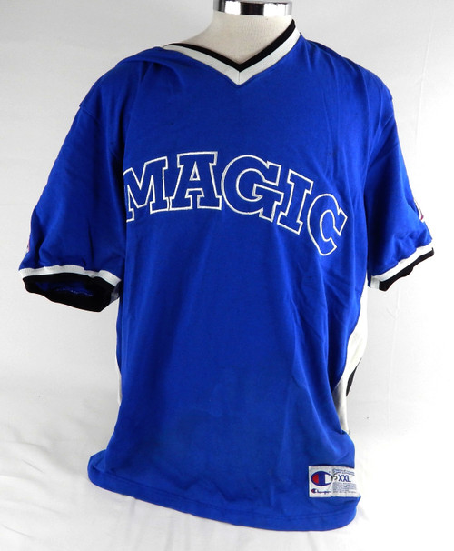 1996-97 Orlando Magic #15 Game Used Black Shooting Shirt 50 NBA Patch XXL 884