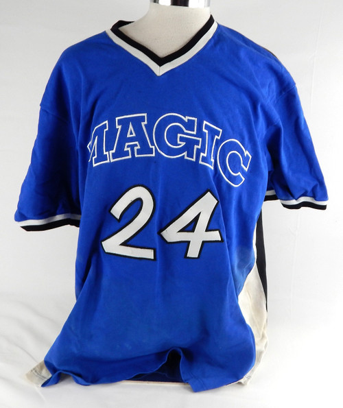 1995-96 Orlando Magic Anthony Bonner #24 Game Used Black Shooting Shirt XXL 886