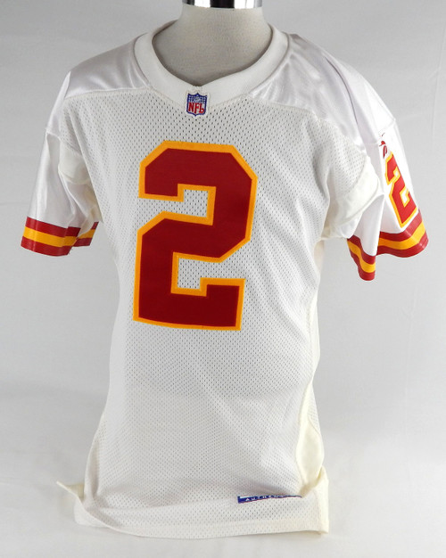 1997 Kansas City Chiefs Ortiz #2 Game Issued White Jersey 42 903