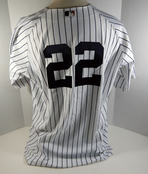 New York Yankees Jorge Posada Roger Clemens #22 Auth White Jersey Russell 52 1