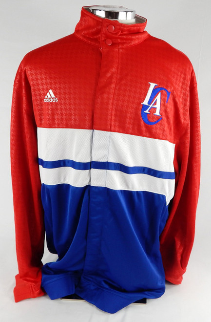 Los Angeles Clippers Game Used Red Warm Up Jacket XL 630