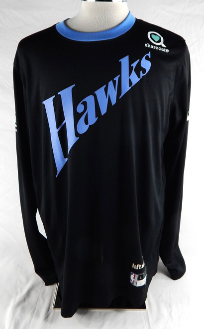 2024-25 Atlanta Hawks Garrison Mathews #24 Game Used Black Shooting Shirt City 3