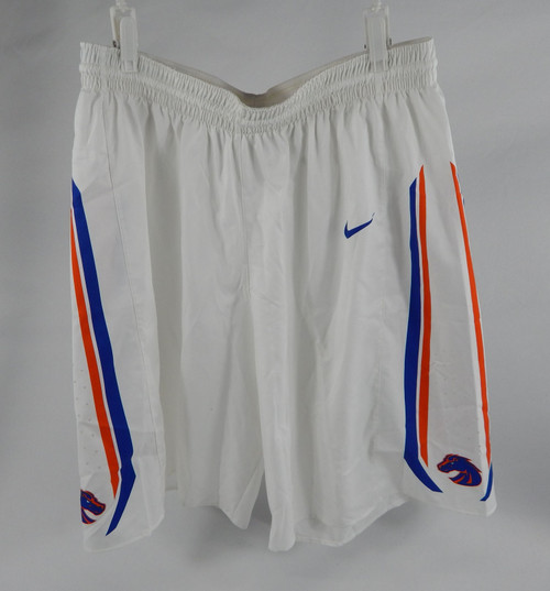 2017-18 Boise State Broncos Game Issued White Shorts Basketball XL 408