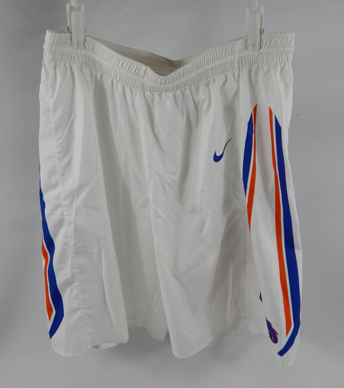 2015-16 Boise State Broncos #34 Game Used White Shorts Basketball L 407