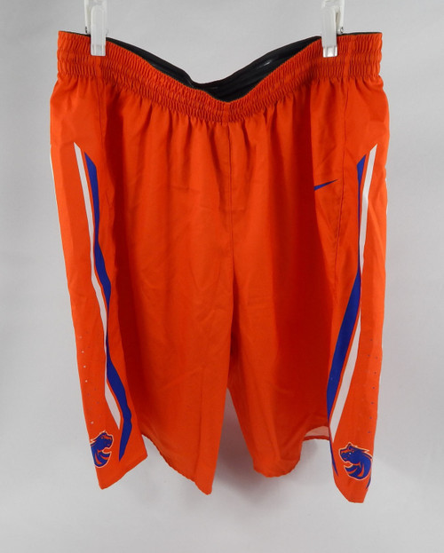 Boise State Broncos #33 Game Used Orange Shorts Basketball XXL 415